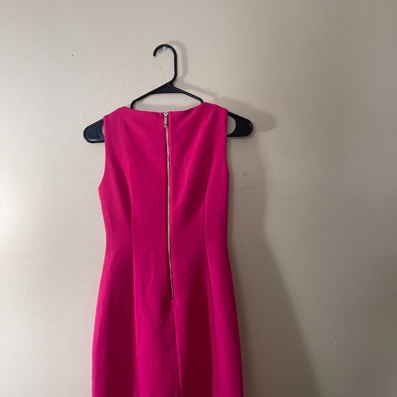 Tommy Hilfiger Hot Pink Sleeveless Sheath Dress - Picture 3 of 5